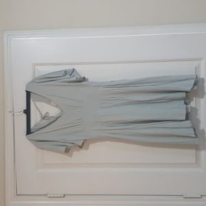 Altar'd State teal mini dress